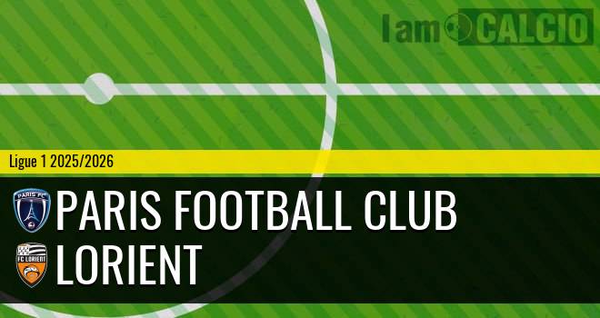 Paris Football Club - Lorient