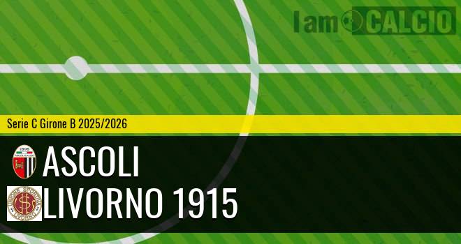 Ascoli - Livorno 1915