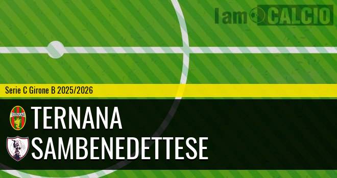Ternana - Sambenedettese