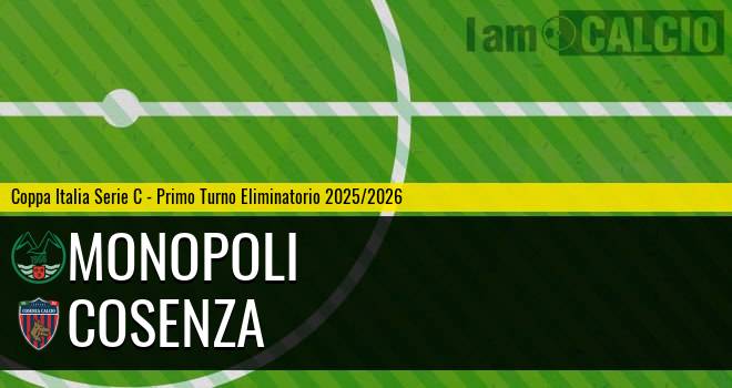 Monopoli - Cosenza