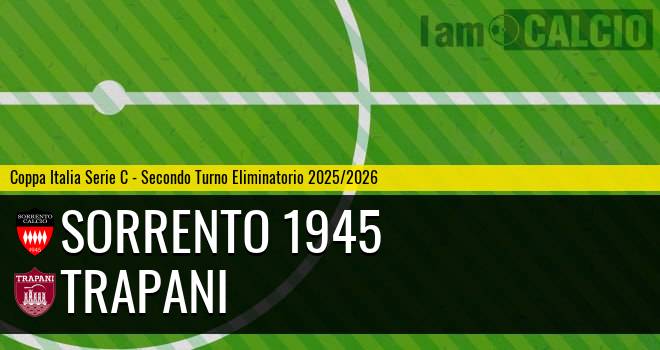 Sorrento 1945 - Trapani