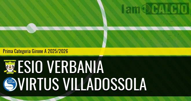 Esio Verbania - Virtus Villadossola
