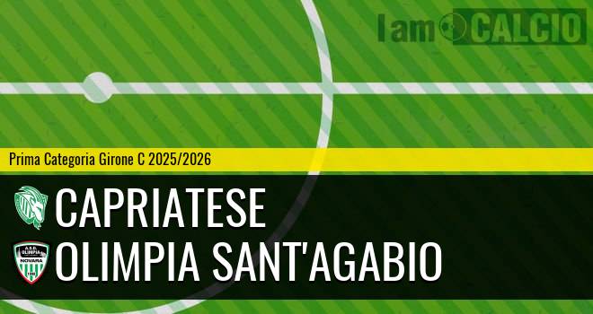 Capriatese - Olimpia Sant'Agabio