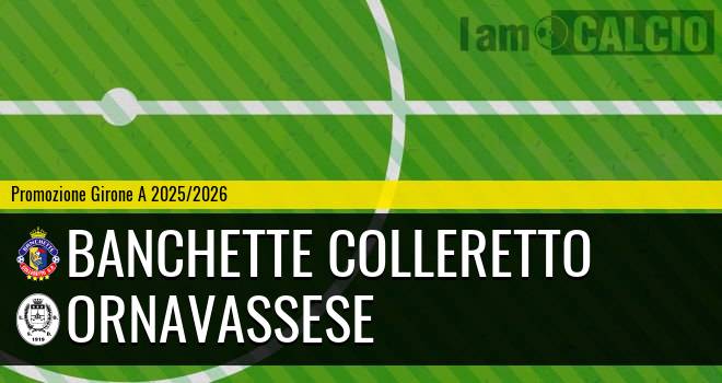 Banchette Colleretto - Ornavassese 0-5. Cronaca Diretta 02/11/2025