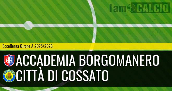 Accademia Borgomanero - Città di Cossato