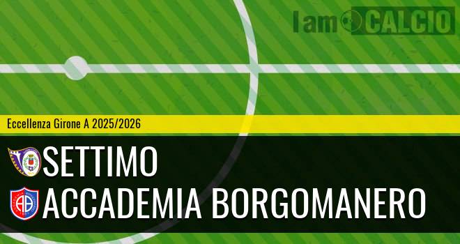 Settimo - Accademia Borgomanero
