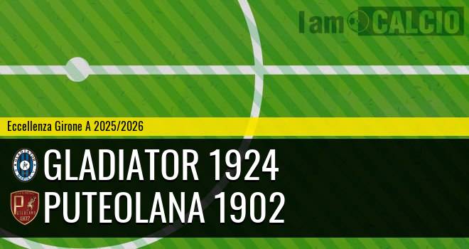 Gladiator 1924 - Puteolana 1902 Gladiator 1924 - Puteolana 1902