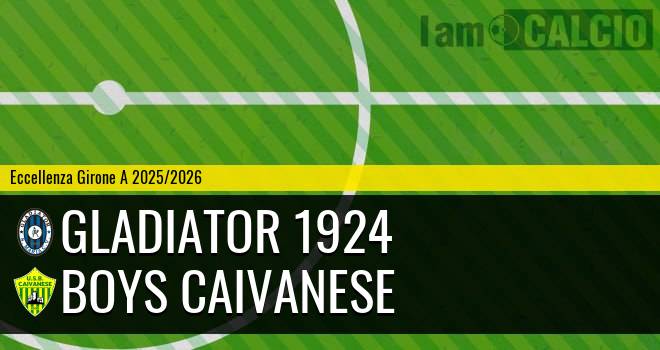 Gladiator 1924 - Boys Caivanese