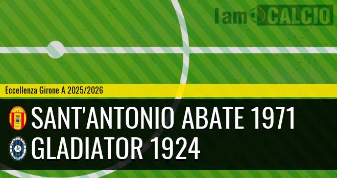 Sant'Antonio Abate 1971 - Gladiator 1924
