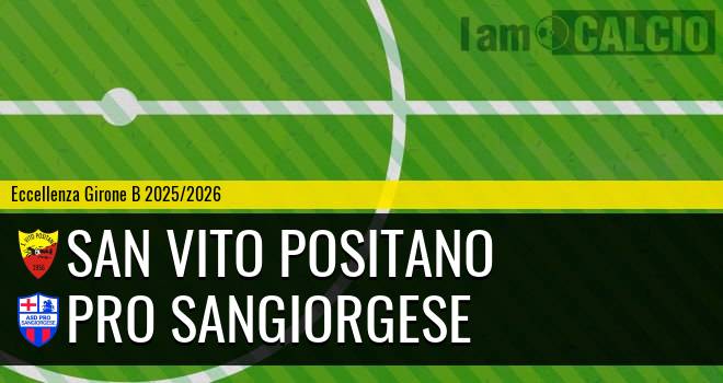 San Vito Positano - Pro Sangiorgese