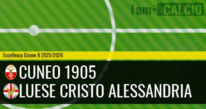 Cuneo 1905 - Luese Cristo Alessandria