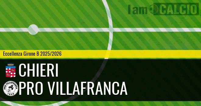 Chieri - Pro Villafranca