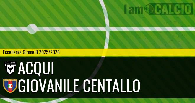 Acqui - Giovanile Centallo