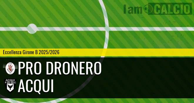 Pro Dronero - Acqui