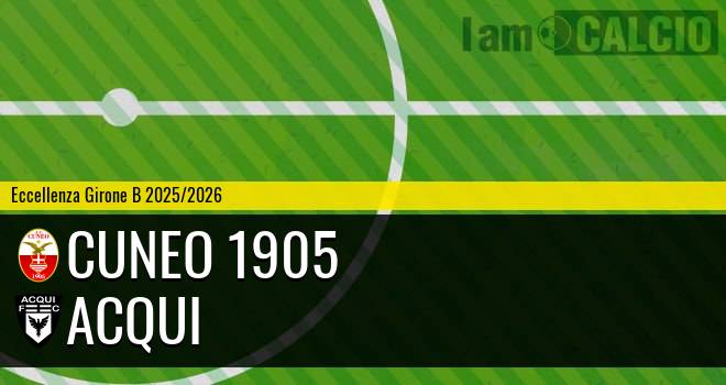 Cuneo 1905 - Acqui