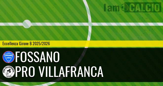 Fossano - Pro Villafranca