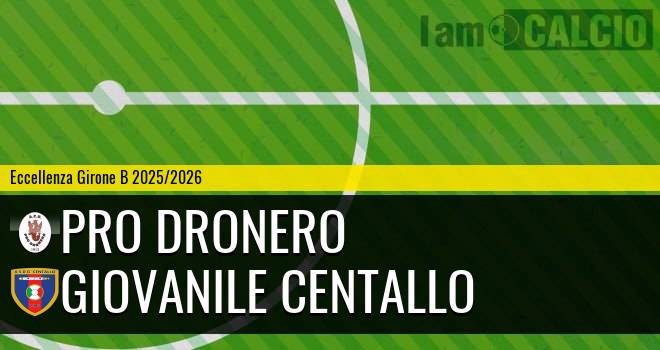 Pro Dronero - Giovanile Centallo
