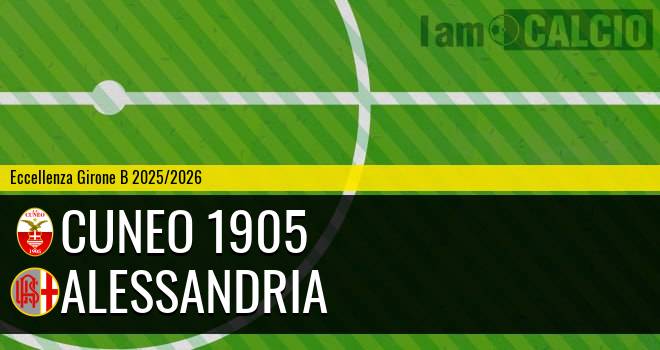 Cuneo 1905 - Alessandria