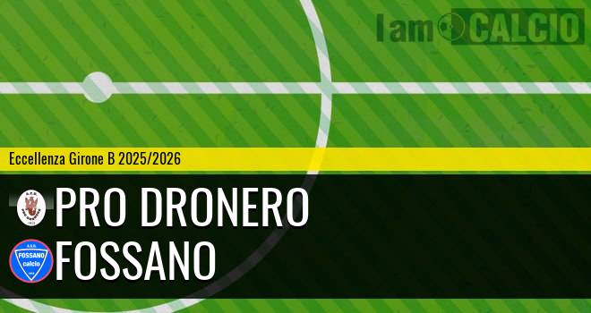 Pro Dronero - Fossano