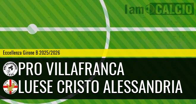 Pro Villafranca - Luese Cristo Alessandria