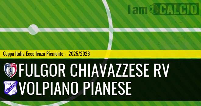 Fulgor Chiavazzese RV - Volpiano Pianese