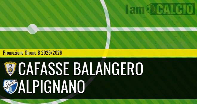 Cafasse Balangero - Alpignano