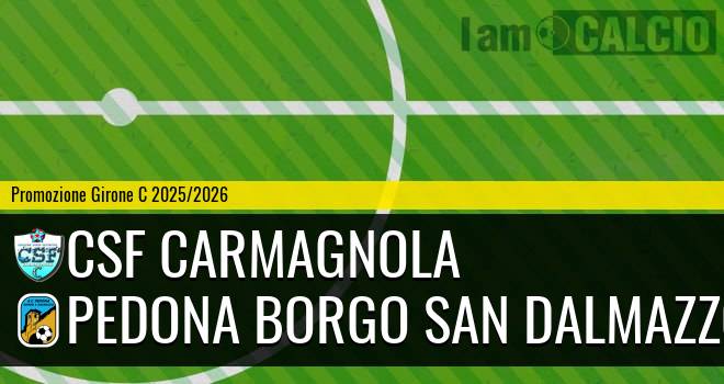 CSF Carmagnola - Pedona Borgo San Dalmazzo