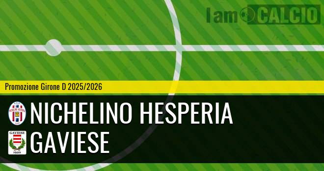 Nichelino Hesperia - Gaviese