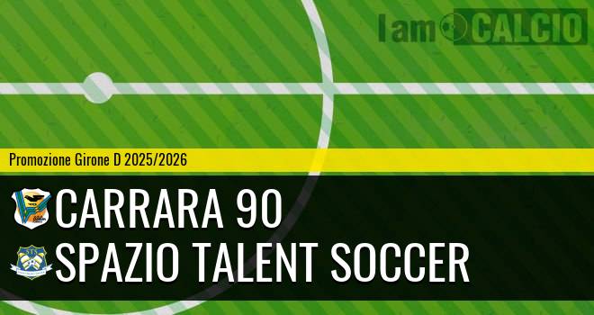 Carrara 90 - Spazio Talent Soccer