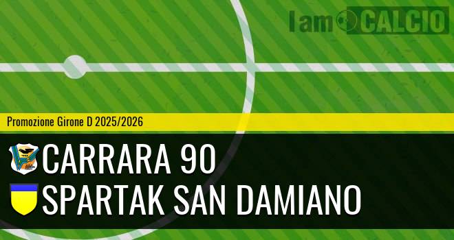 Carrara 90 - Spartak San Damiano