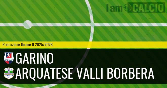 Garino - Arquatese Valli Borbera