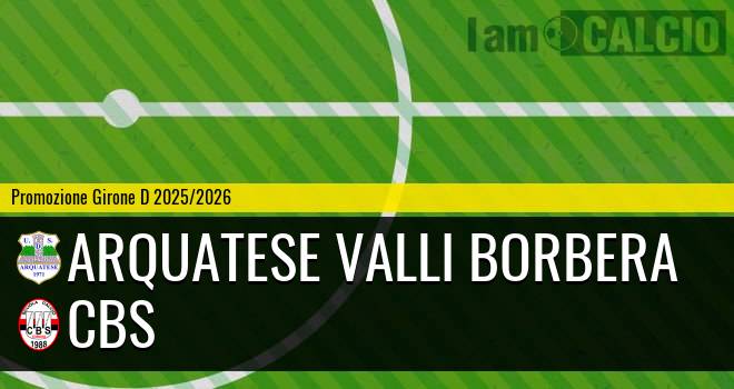 Arquatese Valli Borbera - CBS