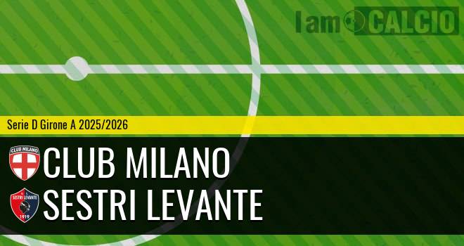 Club Milano - Sestri Levante