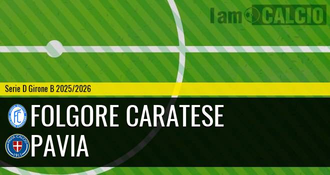 Folgore Caratese - Pavia