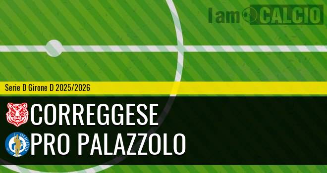Correggese - Pro Palazzolo
