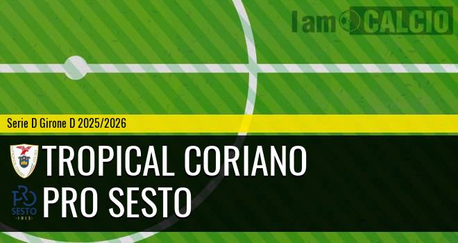 Tropical Coriano - Pro Sesto