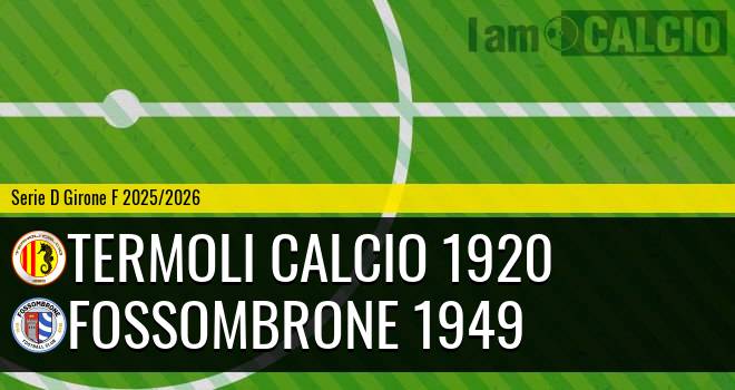 Termoli Calcio 1920 - Fossombrone 1949