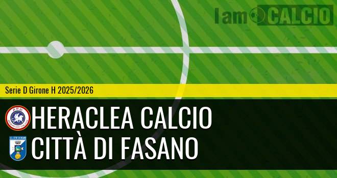 Heraclea Calcio - Città Di Fasano