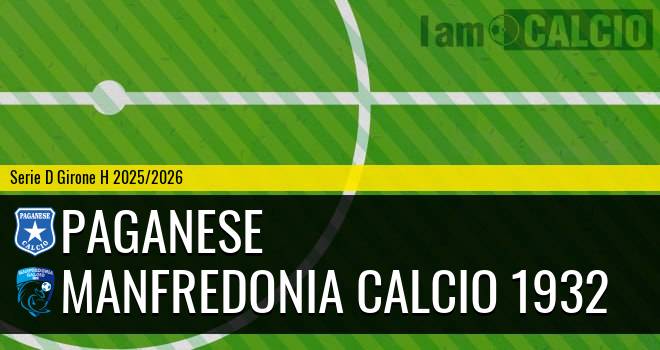 Paganese - Manfredonia Calcio 1932