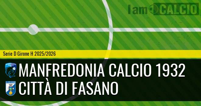 Manfredonia Calcio 1932 - Città Di Fasano