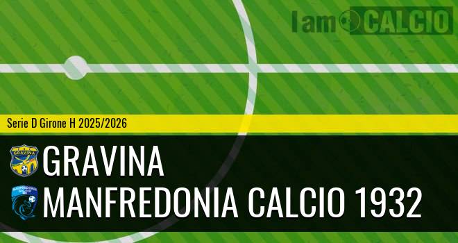 Gravina - Manfredonia Calcio 1932