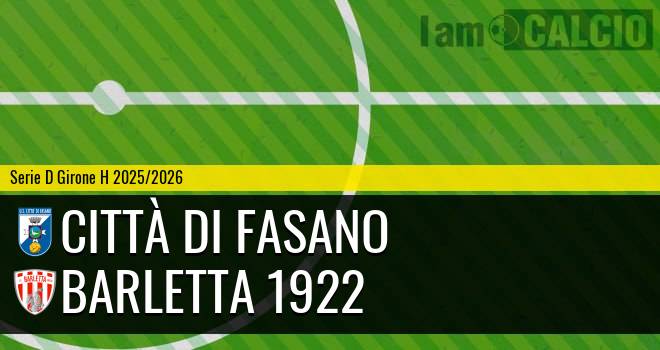 Città Di Fasano - Barletta 1922