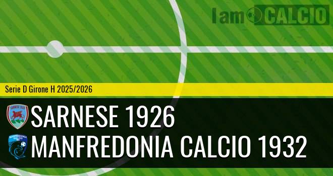 Sarnese 1926 - Manfredonia Calcio 1932