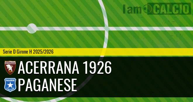 Acerrana 1926 - Paganese