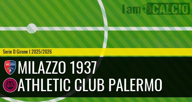 Milazzo 1937 - Athletic Club Palermo