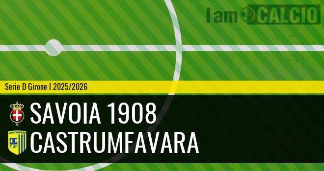 Savoia 1908 - CastrumFavara