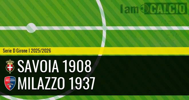 Savoia 1908 - Milazzo 1937