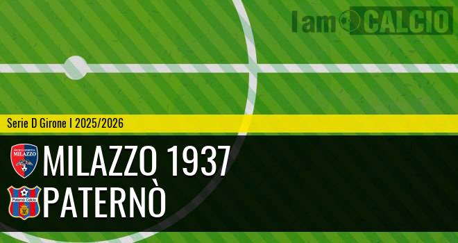 Milazzo 1937 - Paternò