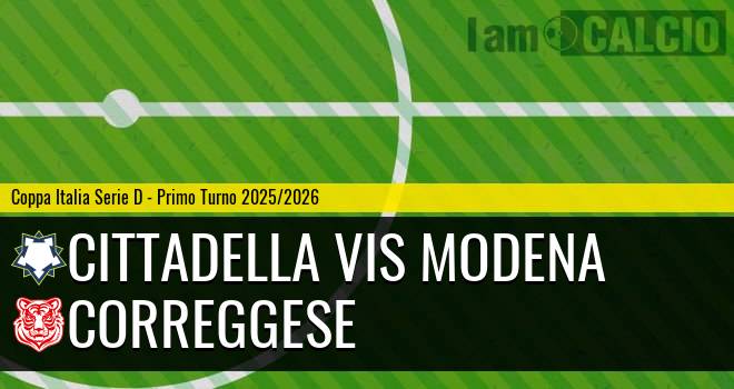 Cittadella Vis Modena - Correggese
