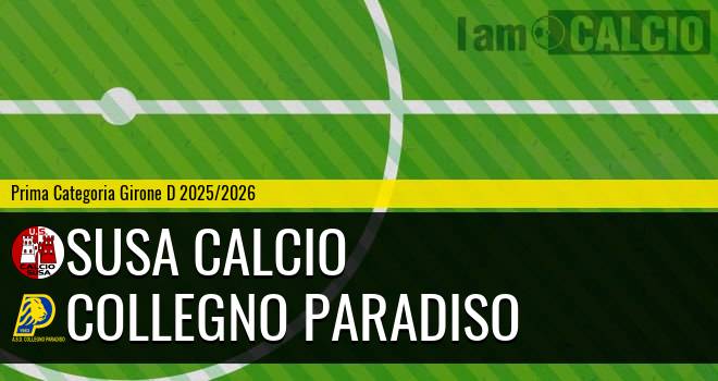 Susa Calcio - Collegno Paradiso
